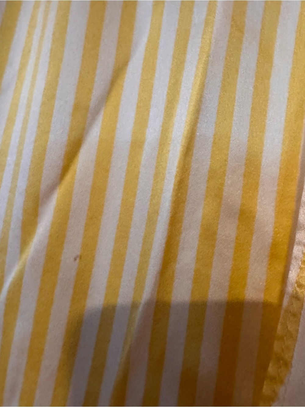 Lunya Silk Yellow Striped Pajama Set - Top & Shorts - Picture 5 of 8